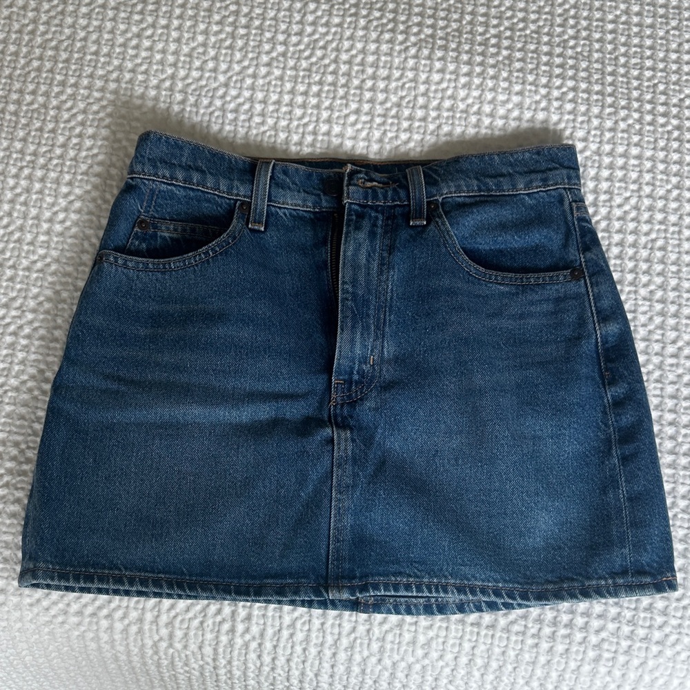 Levi's Dark Blue Mini Skirt